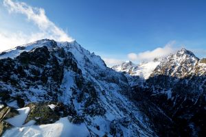 widok na słowackie Tatry, zdj. ilustracyjne