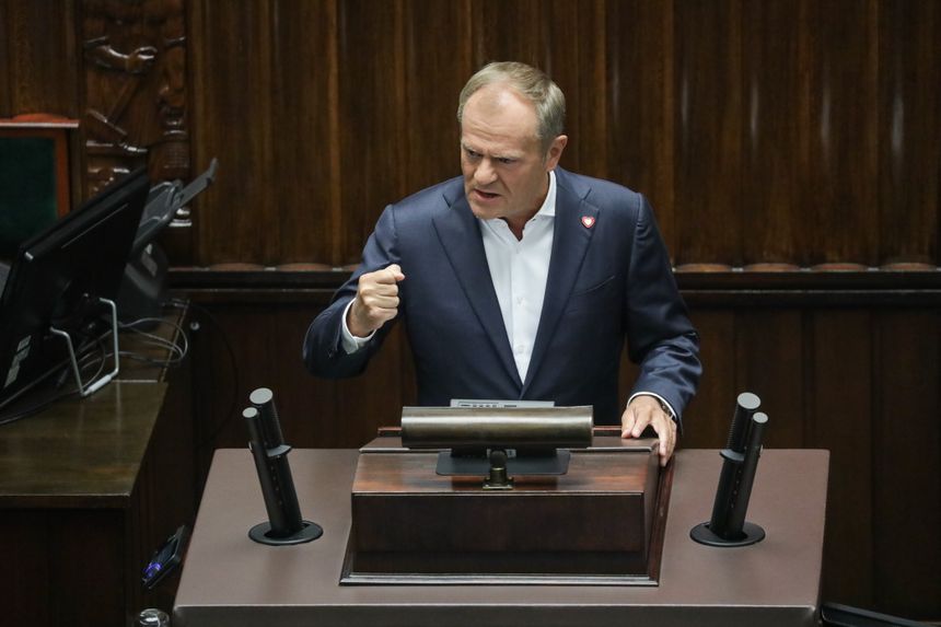 Donald Tusk w Sejmie