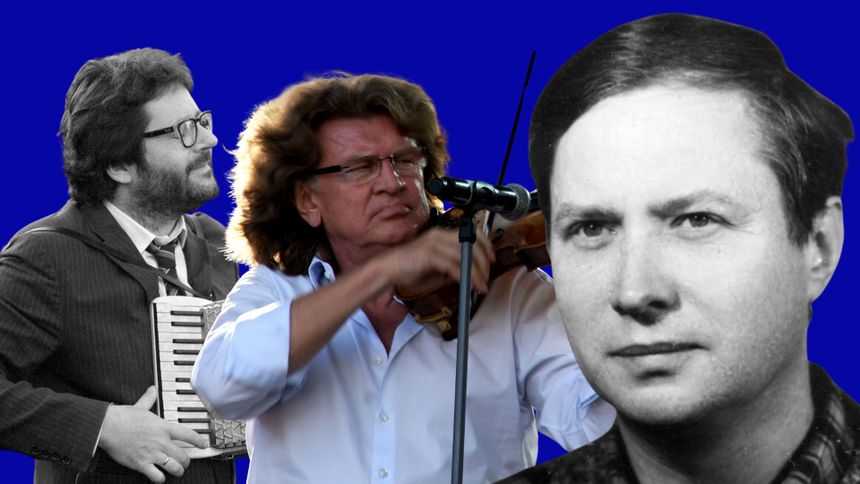 Polscy piosenkarze: Grzegorz Turnau, Zbigniew Wodecki oraz Marek Grechuta.