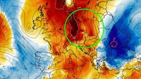 Mapa anomalii temperatury