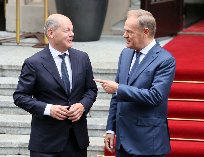 Olaf Scholz i Donald Tusk