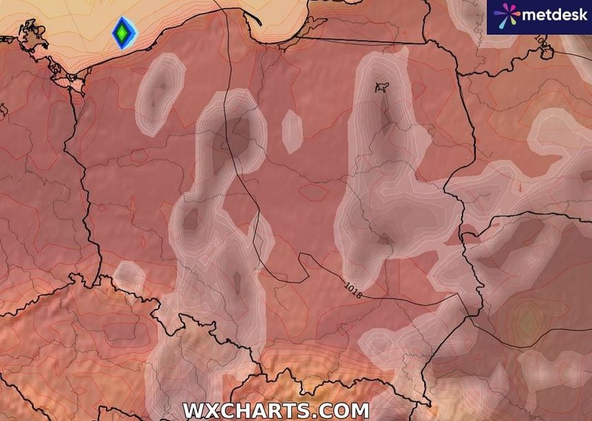 Mapa upałów