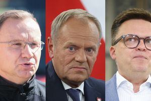 Andrzej Duda, Donald Tusk, Szymon Hołownia