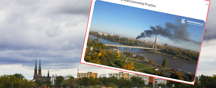 pożar na warszawskiej Pradze