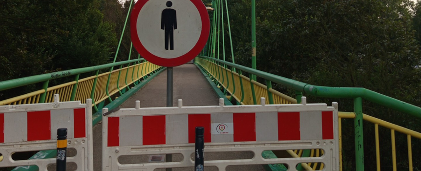 Zamknięte drogi i mosty we Wrocławiu