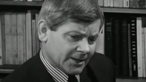 Zbigniew Herbert kadr z wywiadu dla TVP