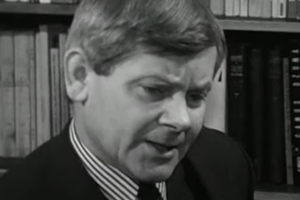 Zbigniew Herbert kadr z wywiadu dla TVP