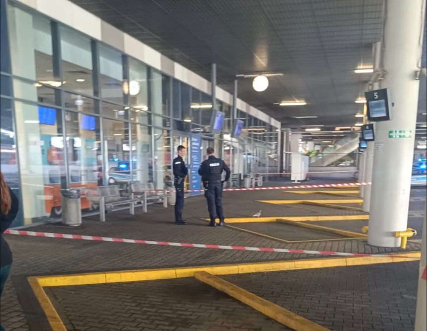 Policja na dworcu w Poznaniu