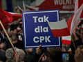 transparent z napisem "Tak dla CPK"