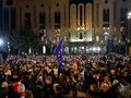 protesty w Gruzji