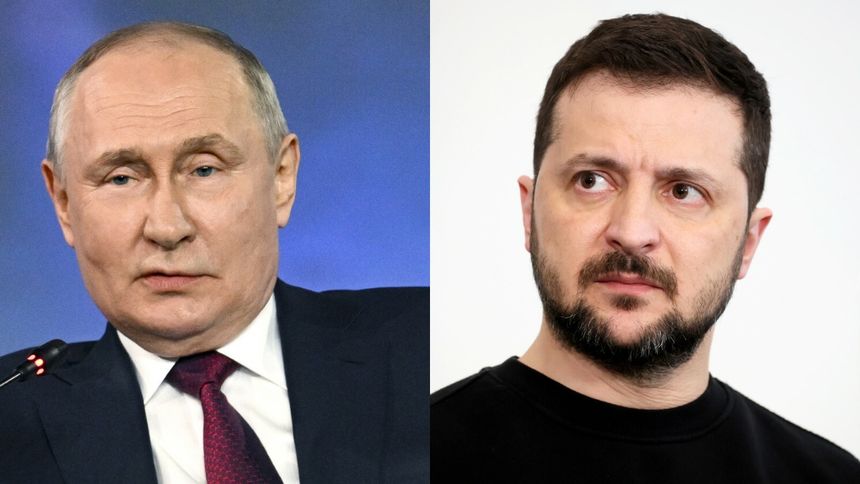 Władimir Putin, Wołodymyr Zełenski
