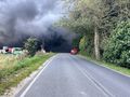 Pożar w Łebiańskiej Hucie