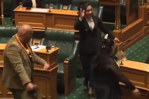 Obrady parlamentu przerwane przez hakę