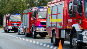 Pożar pod Szczecinem