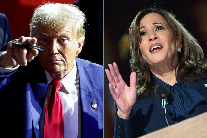 Donald Trump, Kamala Harris