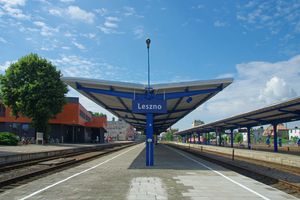 Dworzec kolejowy w Lesznie