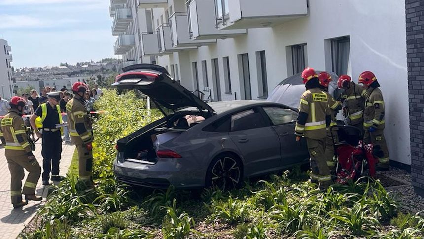 Gdańsk audi potrącenie matki z dzieckiem