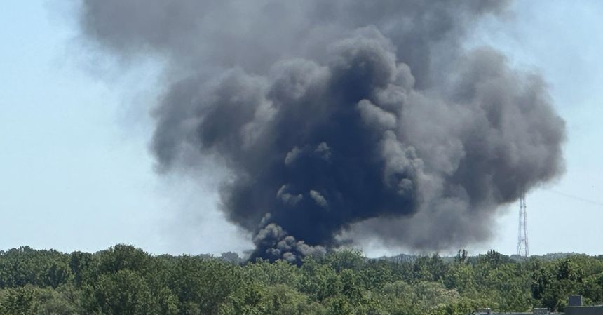 Pożar w Warszawie
