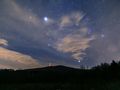 Archiwalne zdjęcie kwadrantydów, roju meteorów nad Polską - Sobotka k. Wrocławia, 3.01.2014 r.