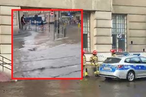 Kraków podtopienia po awarii