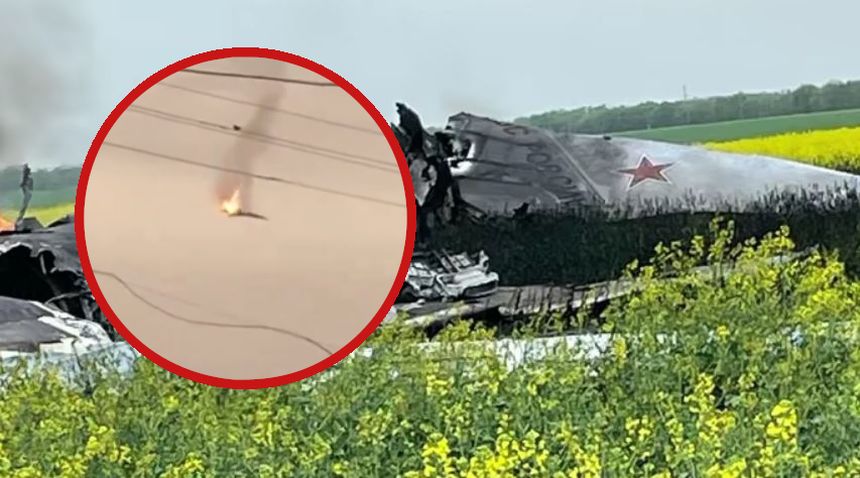 Rozbił się rosyjski bombowiec strategiczny