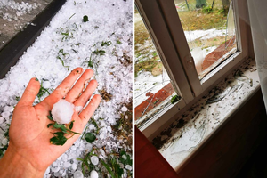 Burze i gradobicie na Dolnym Śląsku