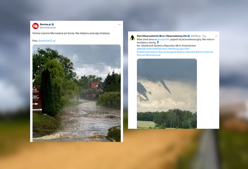 nawałnice w Polsce