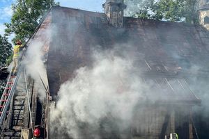 Pożar kościoła p.w. Św. Heleny w Nowym Sączu