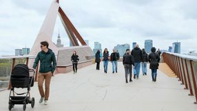 Nowa kładka w Warszawie