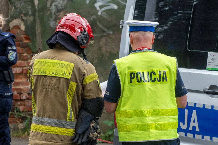 Policja, straż pożarna