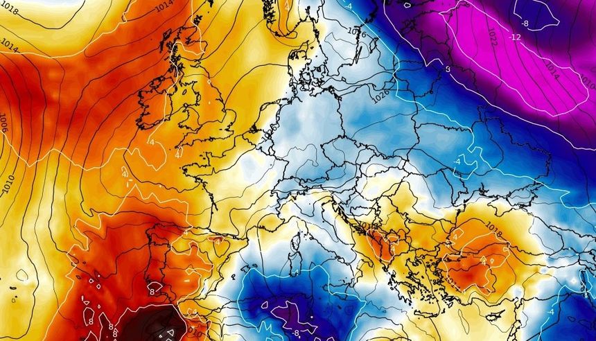 Mapa temperatury