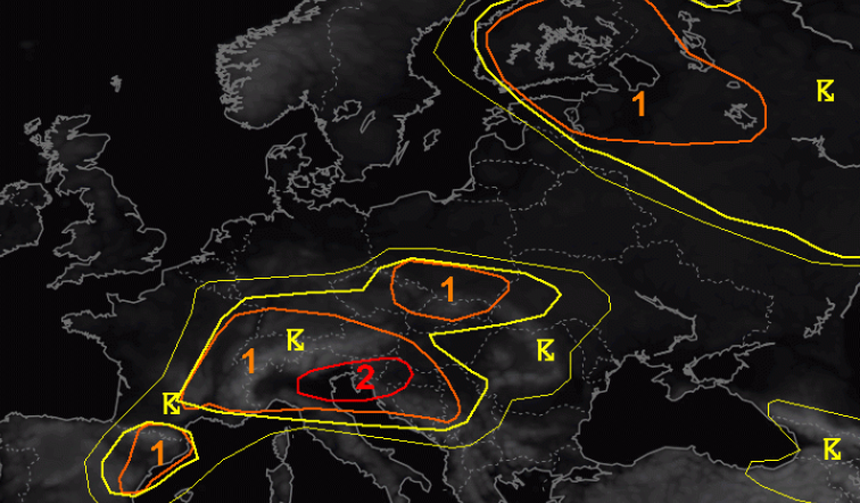 Prognozowane alerty estofexu