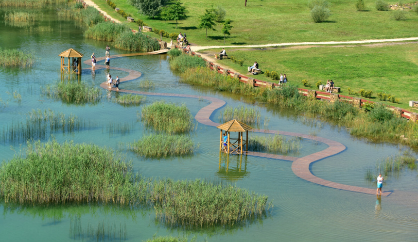 Arboretum Park Gródek, polskie Malediwy