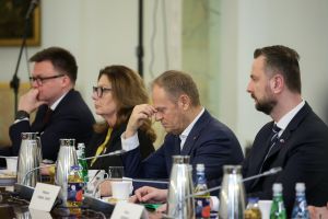 : Szymon Holownia, Malgorzata Kidawa-Blonska, Donald Tusk, Wladyslaw Kosiniak-Kamysz