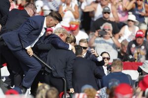 Donald Trump na wiecu w Butler