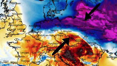 Anomalia temperatury mierzona na wysokości 2 m nad powierzchnią gruntu 04.02