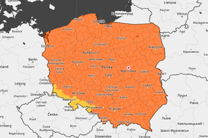Mapa ostrzeżeń pogodowych