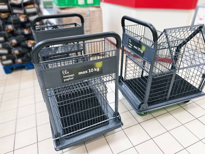 Wózki dla psów w Auchan