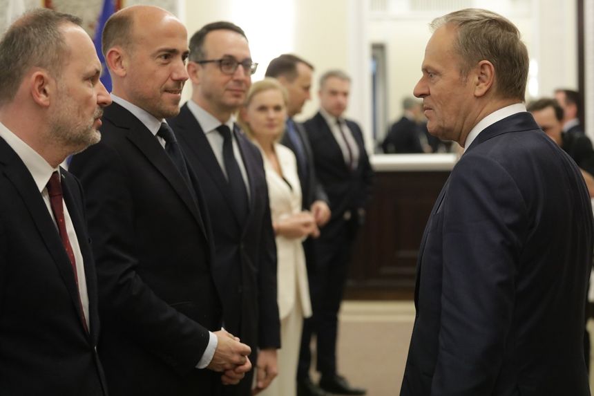 Donald Tusk, Krzysztof Hetman i Borys Budka