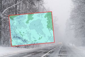 niespodziewana śnieżyca