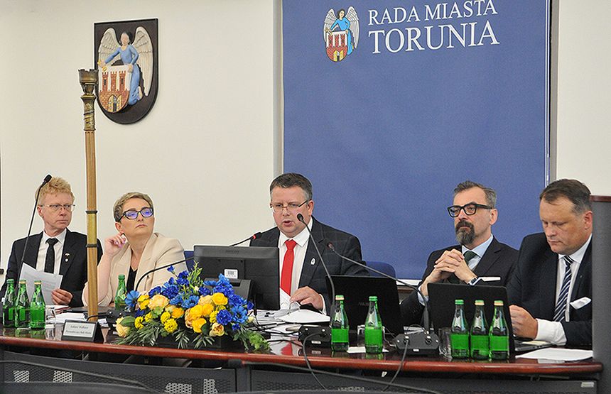 Przewodniczący i wiceprzewodniczący Rady Miasta Torunia