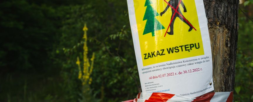Zakaz wstępu do lasu