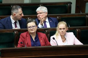 Katarzyna Lubanuer i Barbara Nowacka