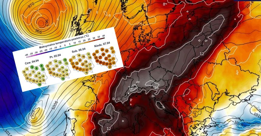 Mapa temperatury