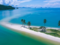 wyspa Koh Yao Yai z lotu ptaka