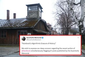 Facebook ukrył posty Muzeum Auschwitz