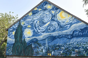 Mural w Brzózkach