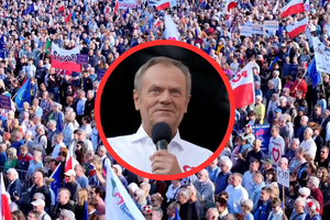 Donald Tusk - wiec