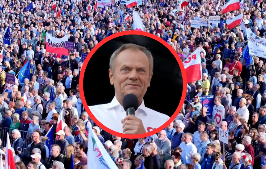 Donald Tusk - wiec