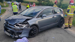 Wypadek w Piławie Górnej